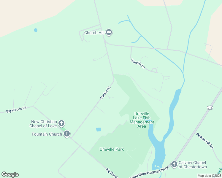map of restaurants, bars, coffee shops, grocery stores, and more near 11325 Station Road in Worton