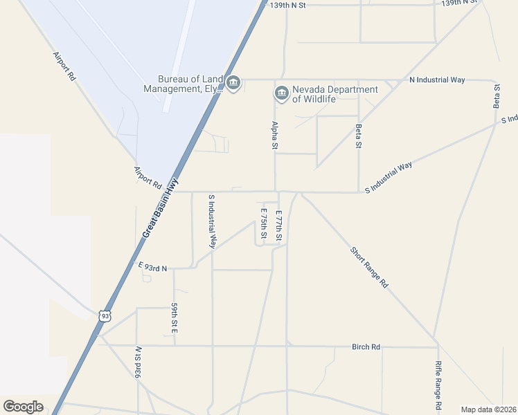 map of restaurants, bars, coffee shops, grocery stores, and more near 1017 East 75th Street in Ely