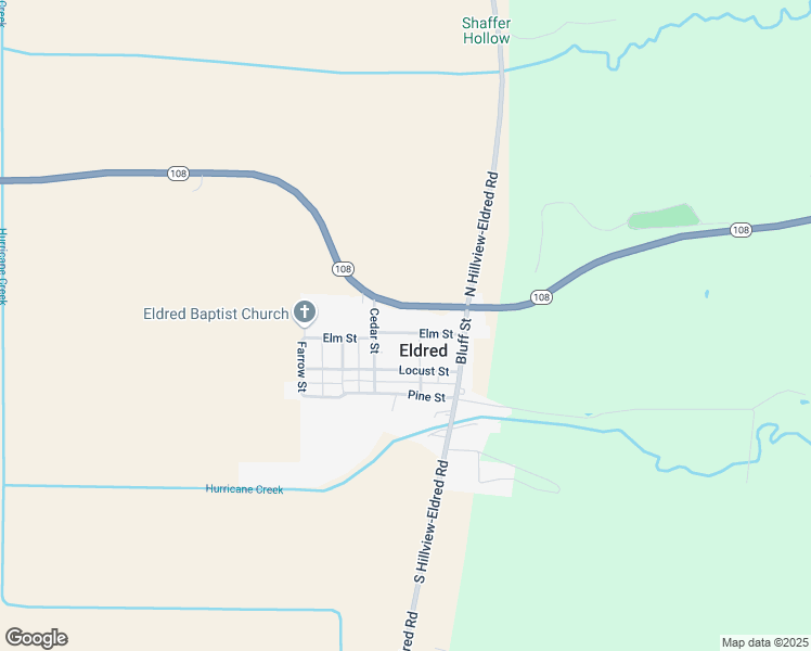 map of restaurants, bars, coffee shops, grocery stores, and more near 221-229 Elm Street in Eldred