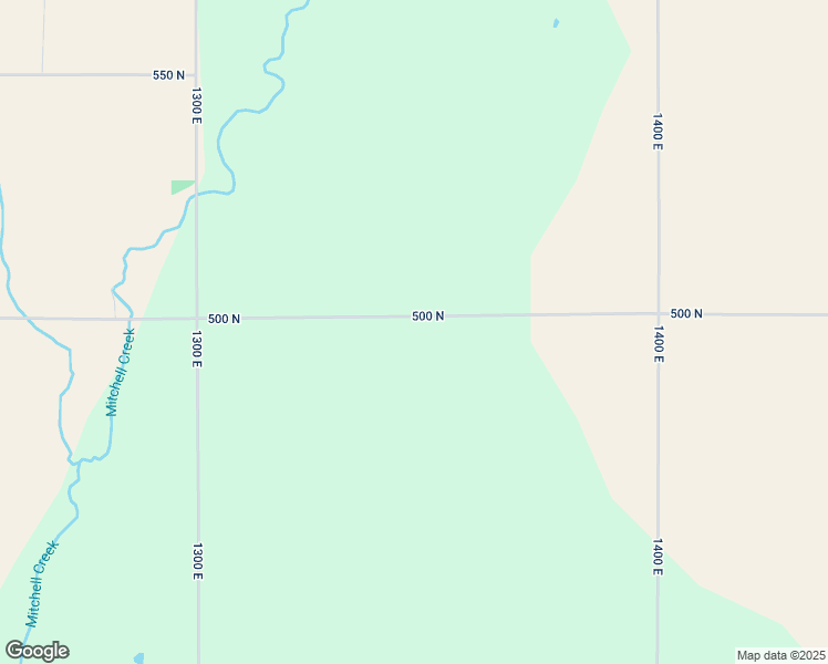 map of restaurants, bars, coffee shops, grocery stores, and more near 1348 East 500 North Road in Cowden