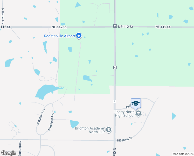 map of restaurants, bars, coffee shops, grocery stores, and more near 10816 State Highway A in Liberty
