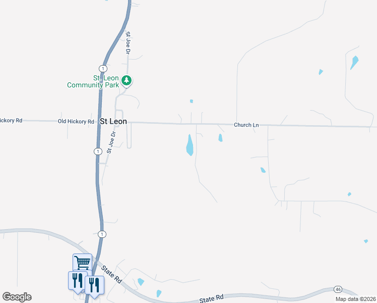 map of restaurants, bars, coffee shops, grocery stores, and more near 28801-28977 Evergreen Lane in West Harrison