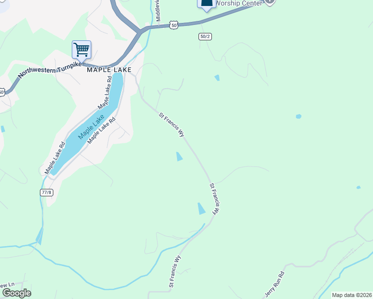 map of restaurants, bars, coffee shops, grocery stores, and more near 486 Saint Francis Way in Bridgeport