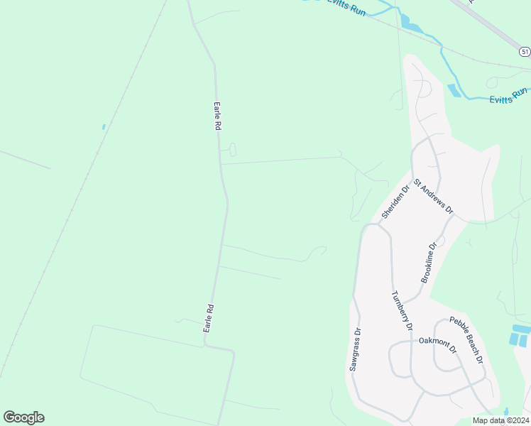 map of restaurants, bars, coffee shops, grocery stores, and more near 1676 County Route 51/1 in Charles Town