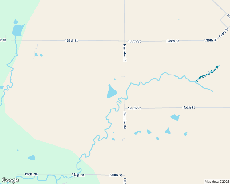 map of restaurants, bars, coffee shops, grocery stores, and more near 13541 Nemaha Road in Valley Falls