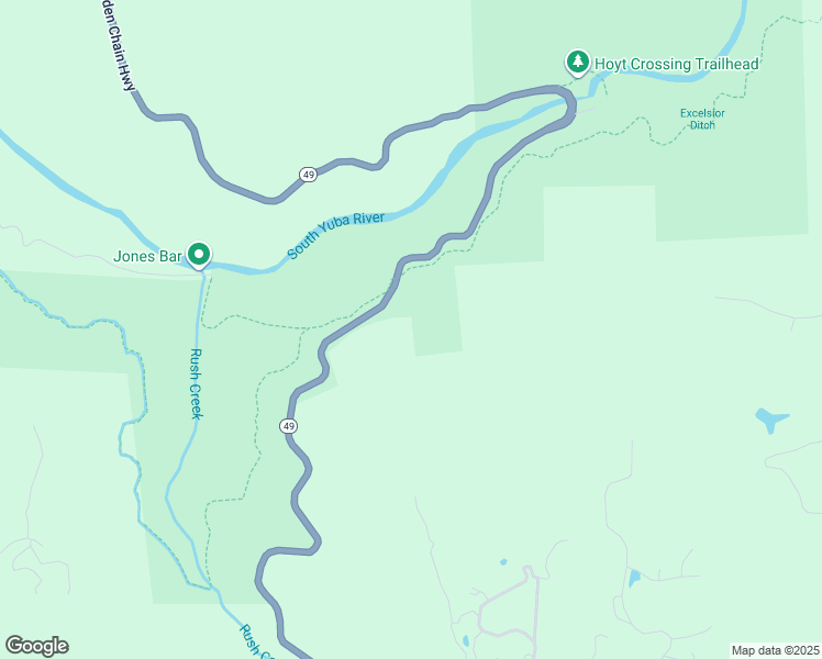 map of restaurants, bars, coffee shops, grocery stores, and more near 20327 California 49 in Nevada City