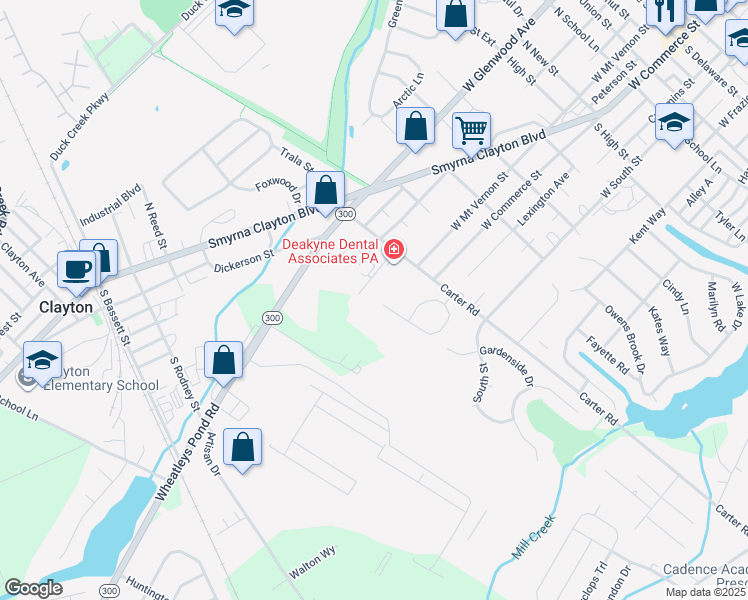 map of restaurants, bars, coffee shops, grocery stores, and more near 963 Tamara Drive in Smyrna