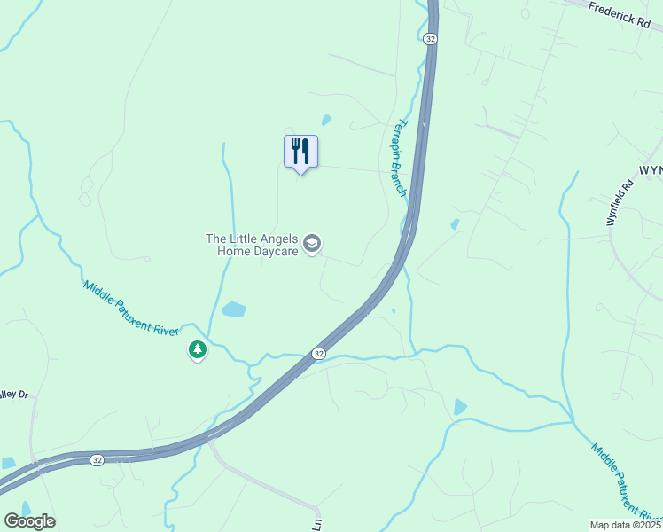 map of restaurants, bars, coffee shops, grocery stores, and more near 12904 Vistaview Drive in West Friendship