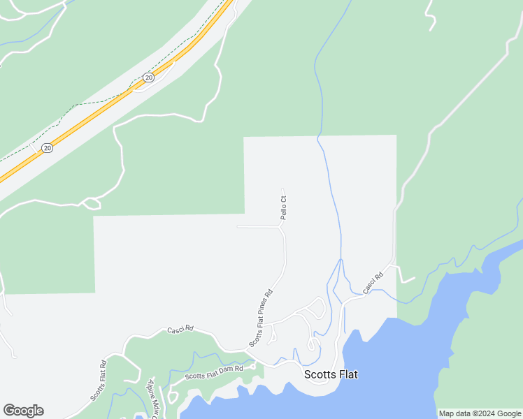 map of restaurants, bars, coffee shops, grocery stores, and more near 14570 Pello Court in Nevada City