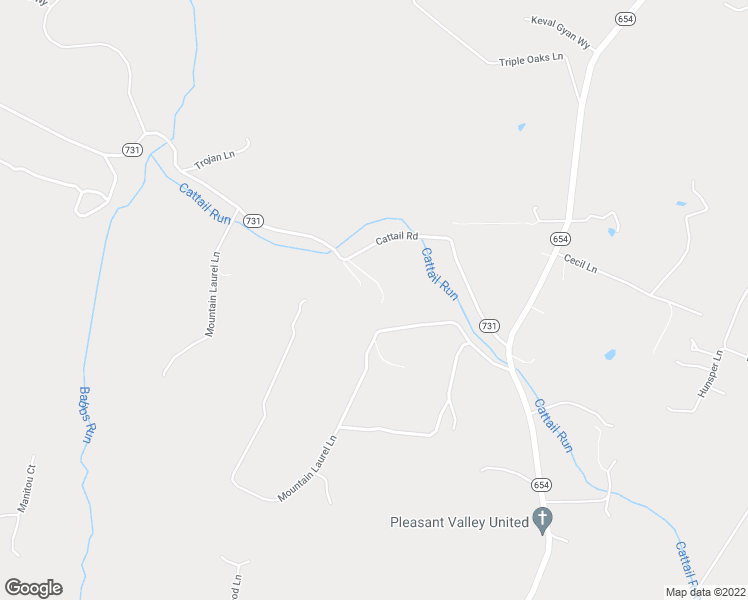 map of restaurants, bars, coffee shops, grocery stores, and more near 365 Cattail Road in Winchester