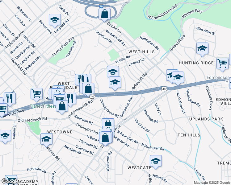 5150 Baltimore National Pike, Baltimore MD Walk Score