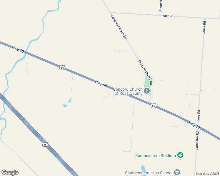 map of restaurants, bars, coffee shops, grocery stores, and more near 30430 U.S. 50 in Chillicothe