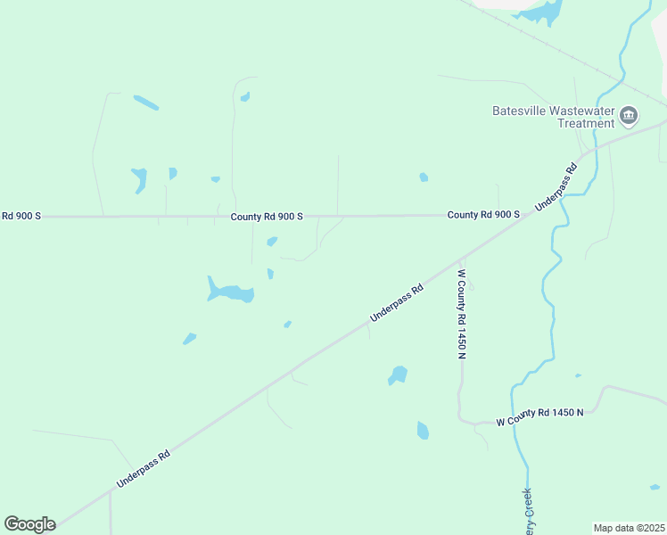 map of restaurants, bars, coffee shops, grocery stores, and more near 25154 County Road 900 South in Batesville