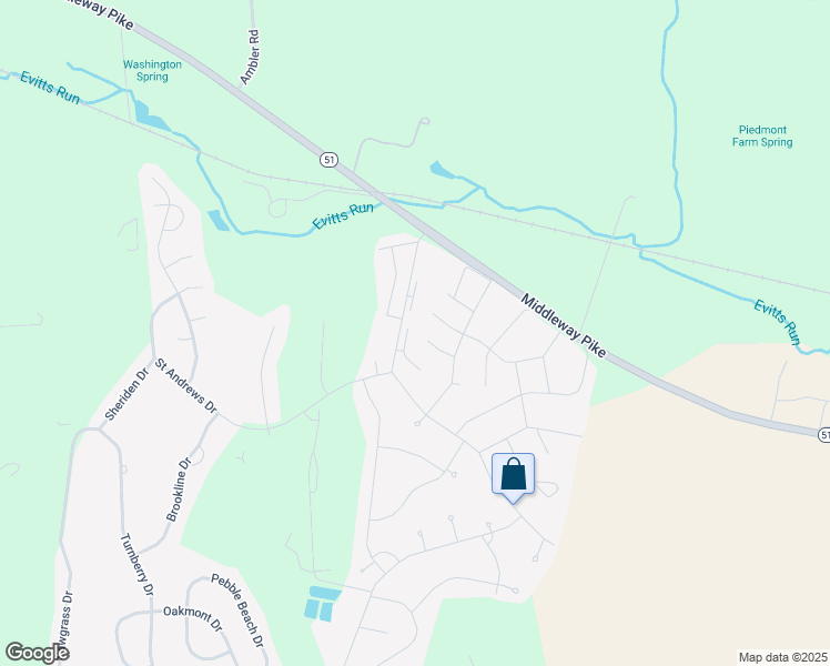 map of restaurants, bars, coffee shops, grocery stores, and more near 42 Newington Court North in Charles Town