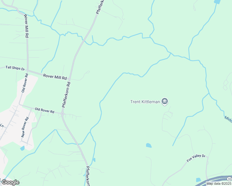 map of restaurants, bars, coffee shops, grocery stores, and more near 2815 Pfefferkorn Road in West Friendship