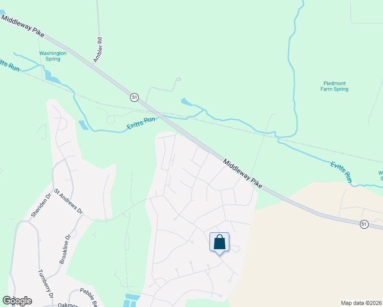 map of restaurants, bars, coffee shops, grocery stores, and more near 31 Beekman Place in Charles Town