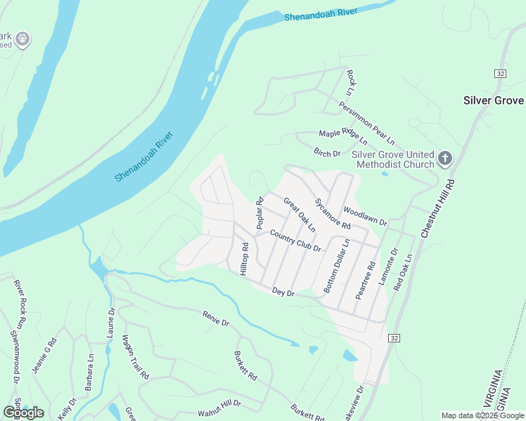 map of restaurants, bars, coffee shops, grocery stores, and more near 18 Old Hickory Pl in Harpers Ferry