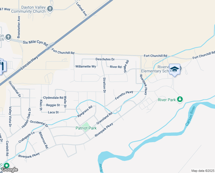 map of restaurants, bars, coffee shops, grocery stores, and more near 1238 Stratton Drive in Dayton