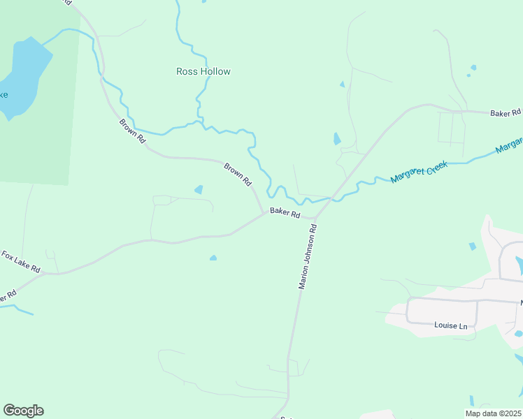 map of restaurants, bars, coffee shops, grocery stores, and more near 6501 Brown Road in Athens