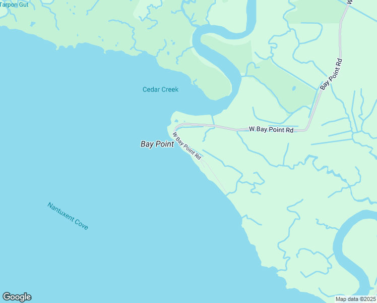map of restaurants, bars, coffee shops, grocery stores, and more near 553 Bay Point Road in Lawrence