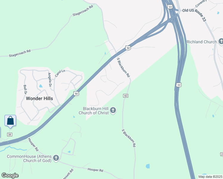 map of restaurants, bars, coffee shops, grocery stores, and more near 17 Berkley Dr in Athens