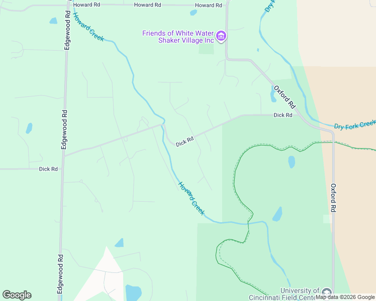map of restaurants, bars, coffee shops, grocery stores, and more near 9427 Dick Road in Harrison