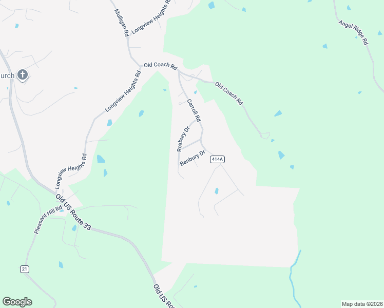 map of restaurants, bars, coffee shops, grocery stores, and more near 5 Banbury Drive in Athens