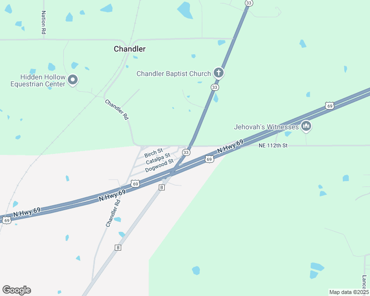 map of restaurants, bars, coffee shops, grocery stores, and more near 2427 Catalpa Street in Liberty