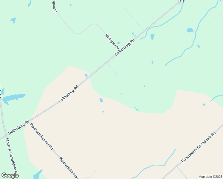 map of restaurants, bars, coffee shops, grocery stores, and more near 8944 Dallasburg Road in Morrow