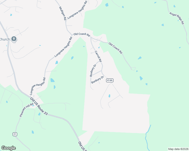 map of restaurants, bars, coffee shops, grocery stores, and more near 5 Banbury Drive in Athens