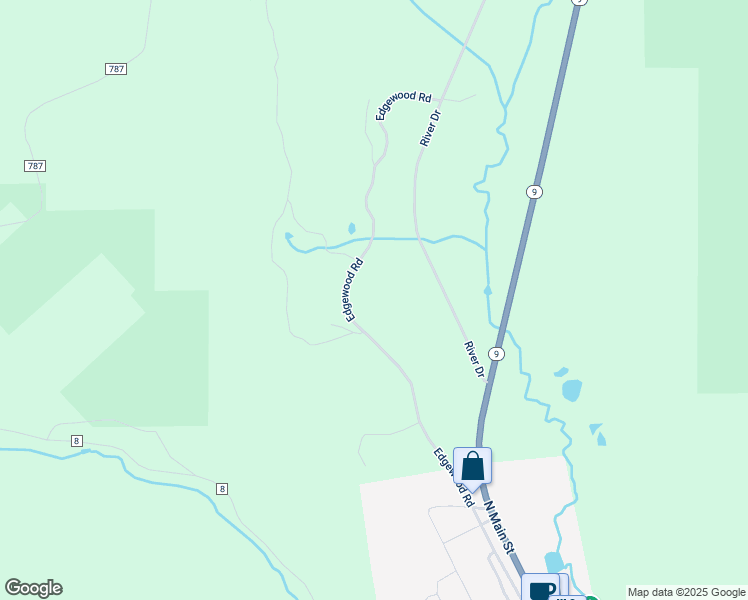 map of restaurants, bars, coffee shops, grocery stores, and more near 544 Edgewood Road in Fairplay