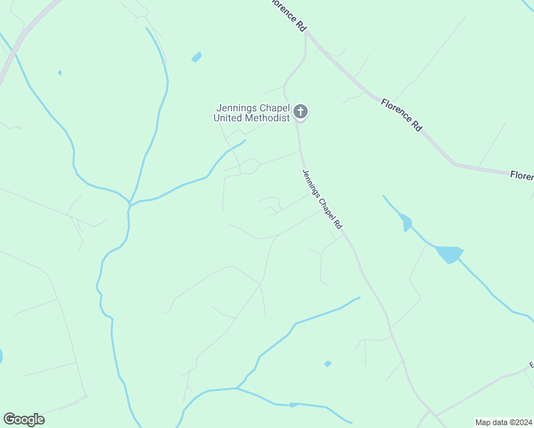 map of restaurants, bars, coffee shops, grocery stores, and more near 2680 Jennings Chapel Road in Woodbine