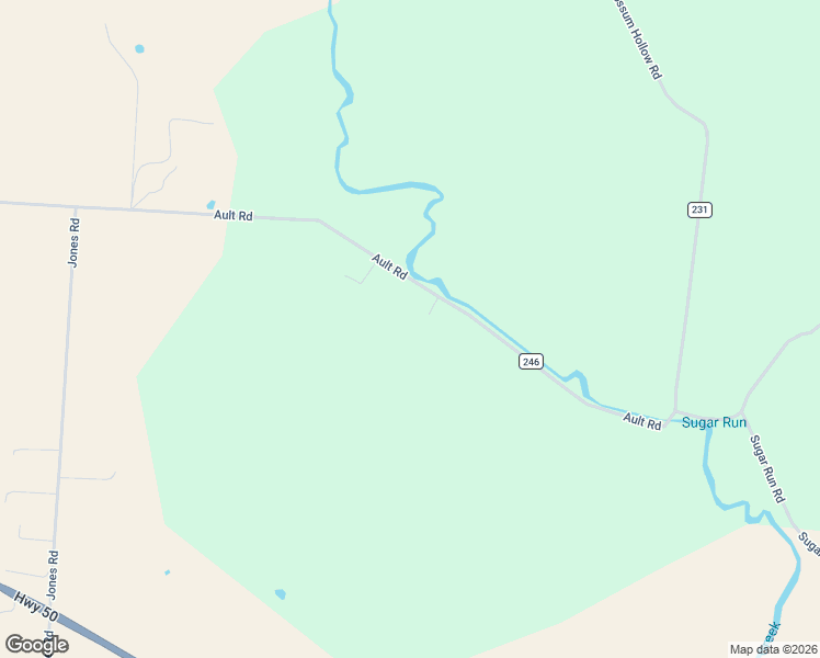 map of restaurants, bars, coffee shops, grocery stores, and more near 1596 Ault Road in Chillicothe