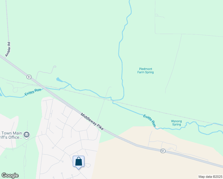 map of restaurants, bars, coffee shops, grocery stores, and more near 296 Piedmont Lane in Charles Town