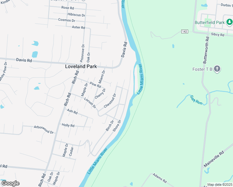 map of restaurants, bars, coffee shops, grocery stores, and more near 9411 Birch Drive in Loveland