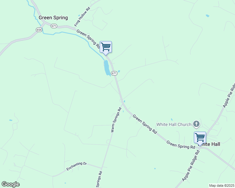 map of restaurants, bars, coffee shops, grocery stores, and more near 475 Green Spring Road in Winchester