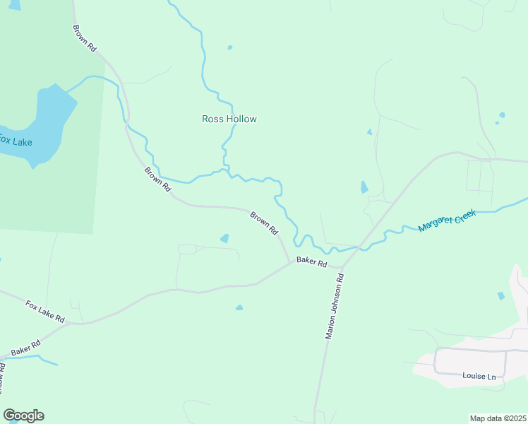 map of restaurants, bars, coffee shops, grocery stores, and more near 6501-6653 Brown Road in Athens