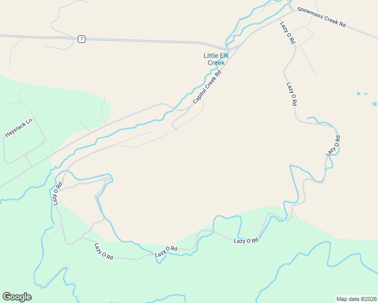 map of restaurants, bars, coffee shops, grocery stores, and more near Lazy O Road in Snowmass
