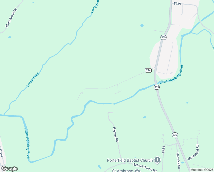 map of restaurants, bars, coffee shops, grocery stores, and more near 444 Eyermann Road in Belpre