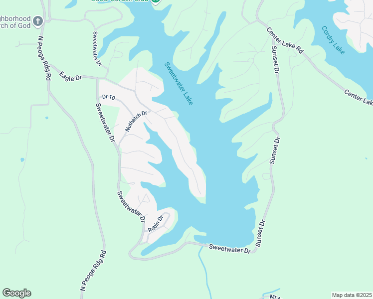 map of restaurants, bars, coffee shops, grocery stores, and more near 6860 Eagle Drive in Nineveh