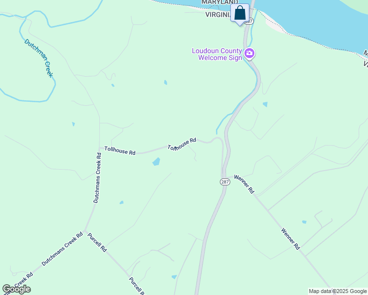 map of restaurants, bars, coffee shops, grocery stores, and more near 39355 Tollhouse Road in Lovettsville