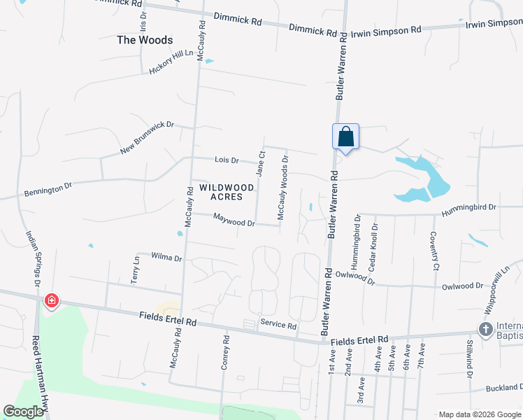 map of restaurants, bars, coffee shops, grocery stores, and more near 9962 Jane Court in Cincinnati