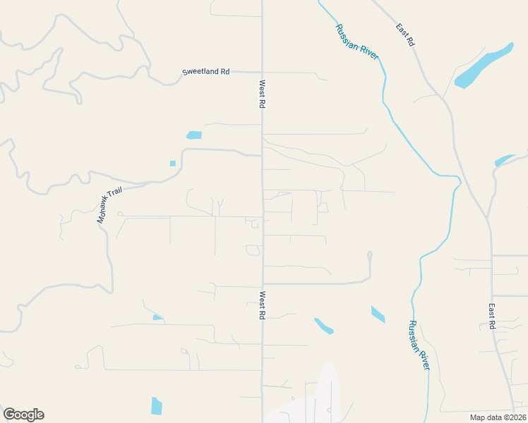 map of restaurants, bars, coffee shops, grocery stores, and more near 2000 Anderson Lane in Redwood Valley