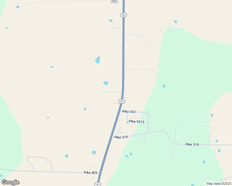 map of restaurants, bars, coffee shops, grocery stores, and more near 20118 Missouri 161 in Bowling Green
