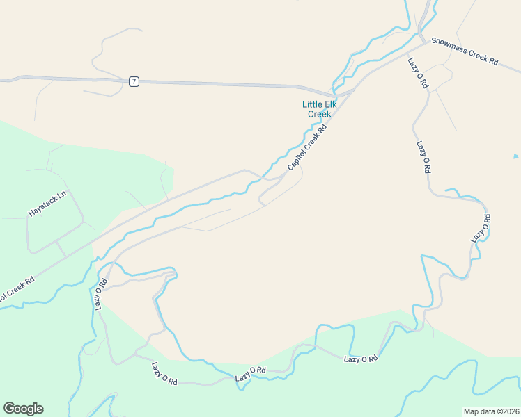 map of restaurants, bars, coffee shops, grocery stores, and more near Lazy O Road in Snowmass