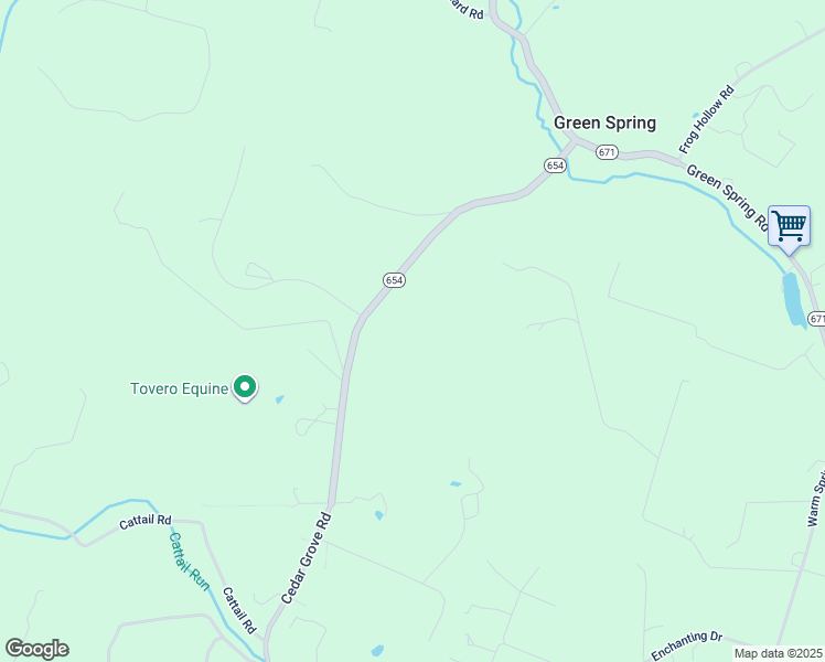 map of restaurants, bars, coffee shops, grocery stores, and more near 2160 Cedar Grove Road in Winchester