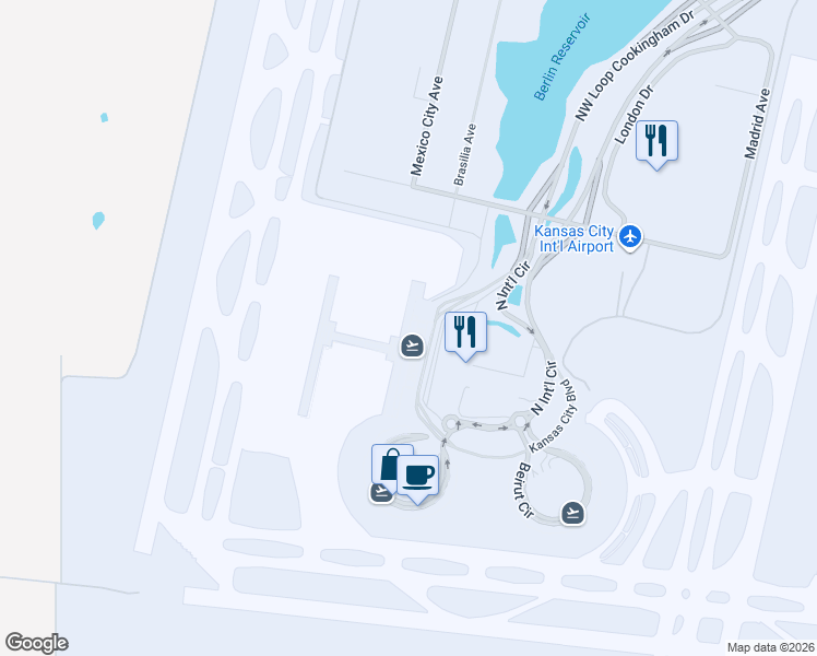 map of restaurants, bars, coffee shops, grocery stores, and more near 2-42 Bogota Cir in Kansas City