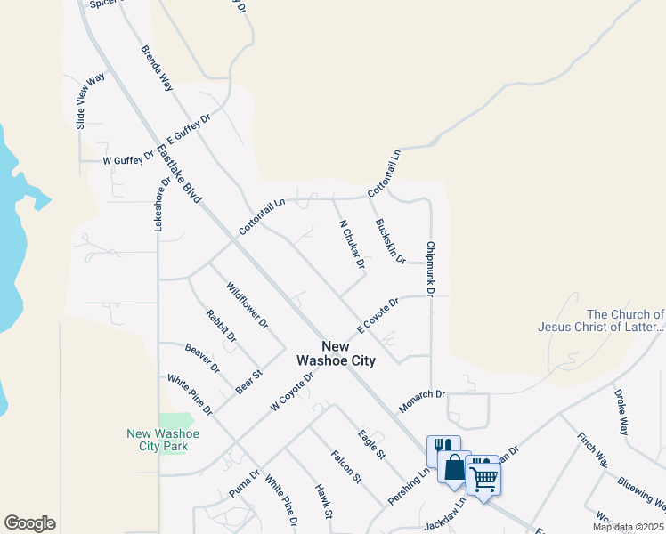 map of restaurants, bars, coffee shops, grocery stores, and more near 2430 Brenda Way in Carson City