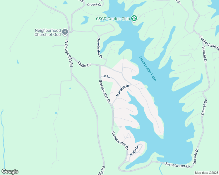 map of restaurants, bars, coffee shops, grocery stores, and more near 6297 Martin Drive in Nineveh