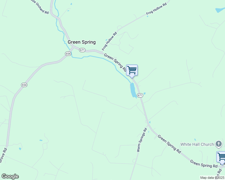 map of restaurants, bars, coffee shops, grocery stores, and more near 475 Green Spring Road in Winchester